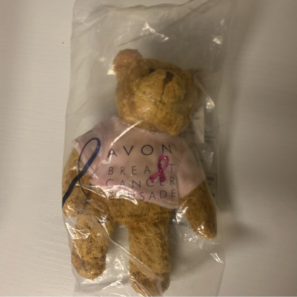 Avon Pink Ribbon Teddy Bear